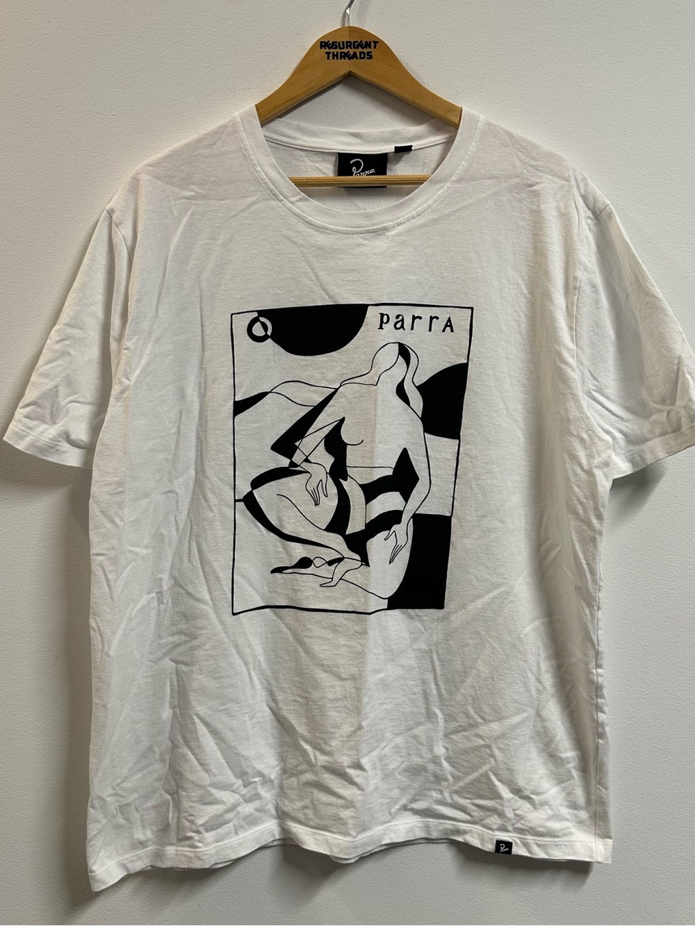 Parra Detached Abstract Art T-shirt White XL